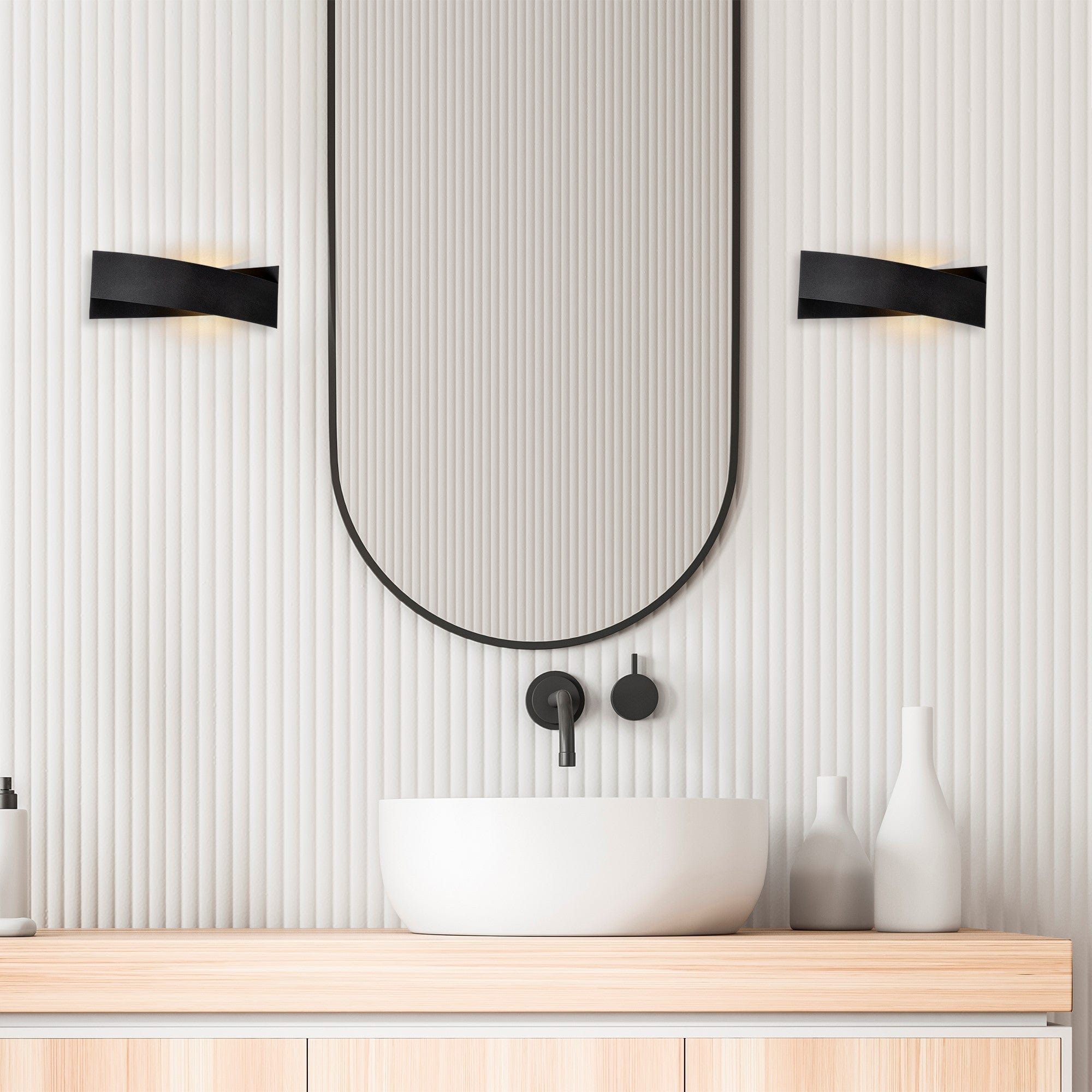 Asir Lampada da parete 7156 Nero