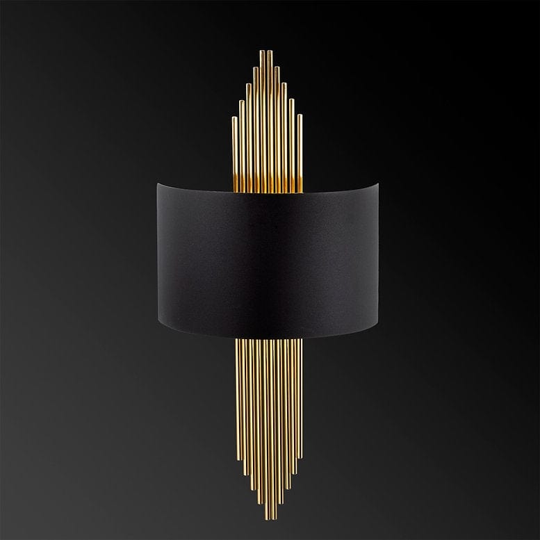 Asir Lampada da parete A-616 Nero
