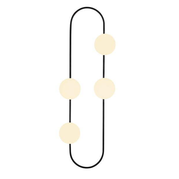 Asir Lampada da parete Abakus 4901 Bianco e Nero