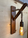 Asir Lampada da parete Ahsap 18 Noce