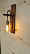 Asir Lampada da parete Ahsap 23 Noce