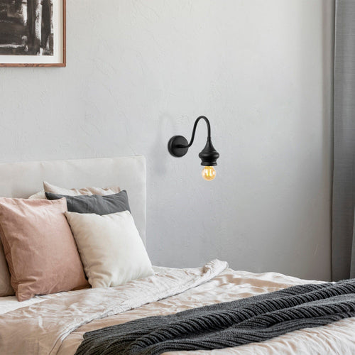 Asir Lampada da parete Alaaddin 3191 Nero