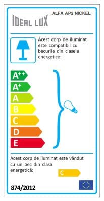 Lampada da parete Alfa AP2 (2)