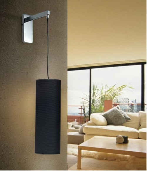 Azzarddo Lampada da parete Almeria AZ2611 Nero