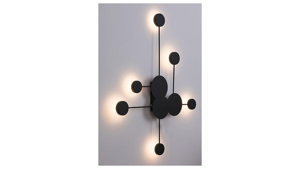 RabaLux Lampada da parete Amadeo 6260 Nero