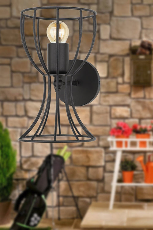 Oyo Lampada da parete Anafor Nero