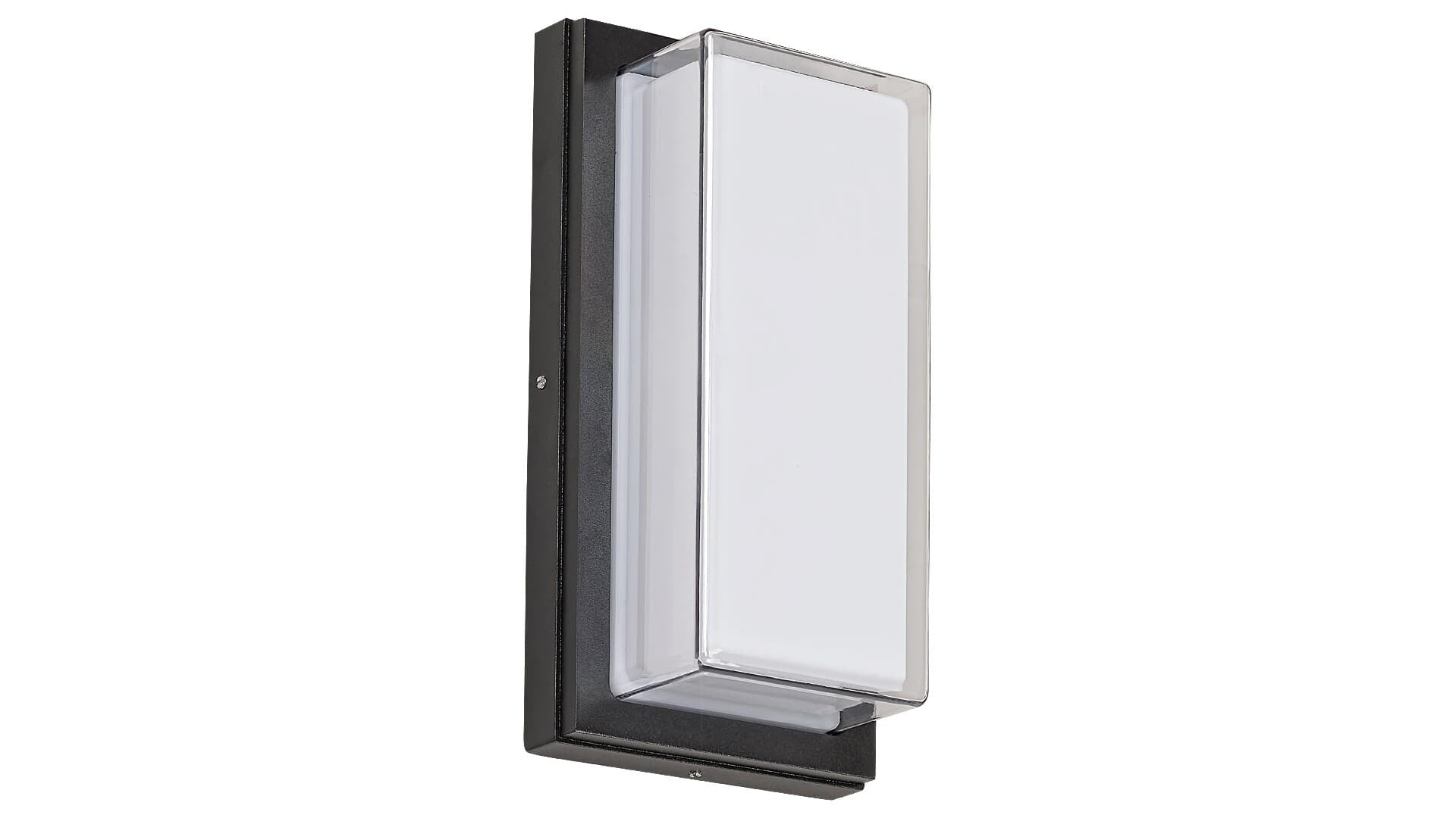 RabaLux Lampada da parete Andorra Rectangular 8830 Nero