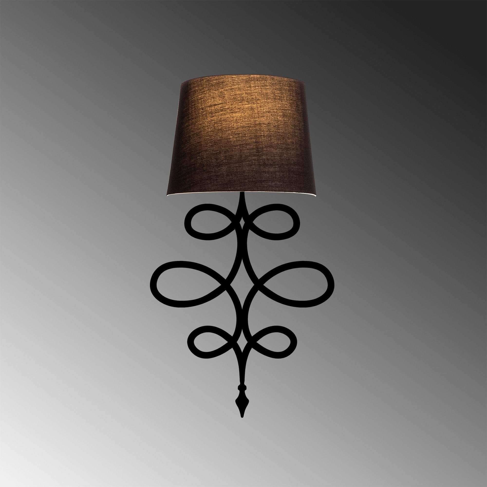 Asir Lampada da parete Asaf 6986 Nero