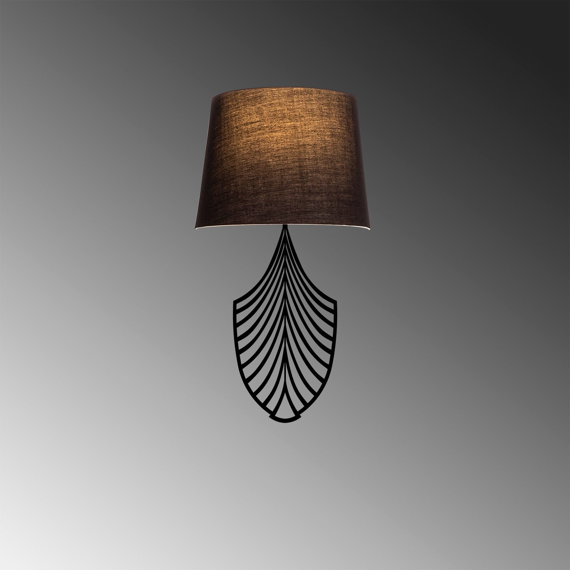 Asir Lampada da parete Asaf 6987 Nero