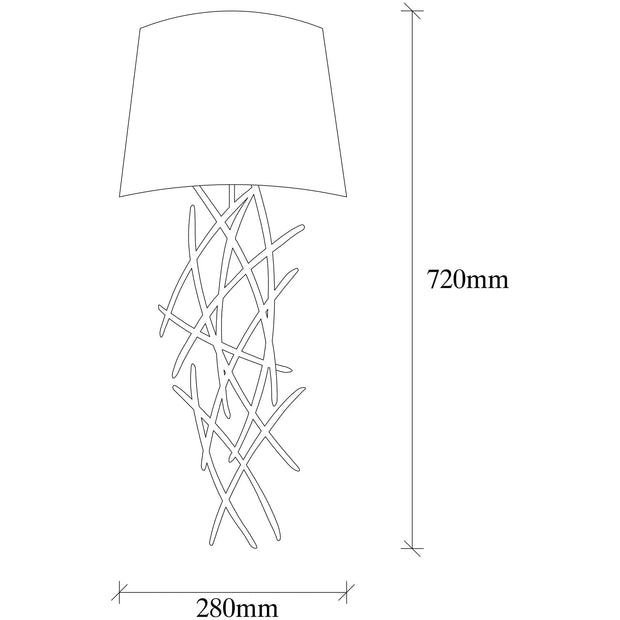 Asir Lampada da parete Asaf 6988 Bianco