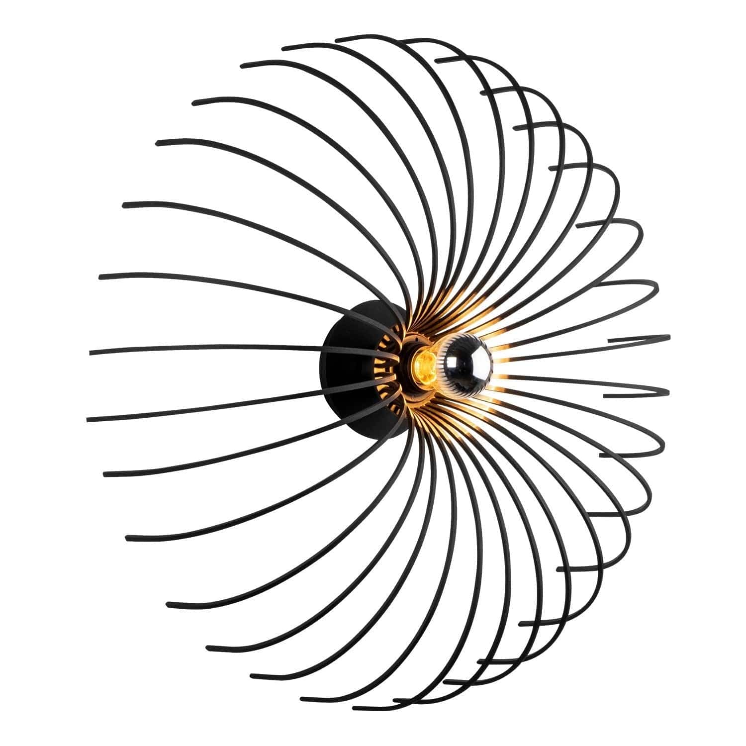 Asir Lampada da parete Aspendos N-643 Nero