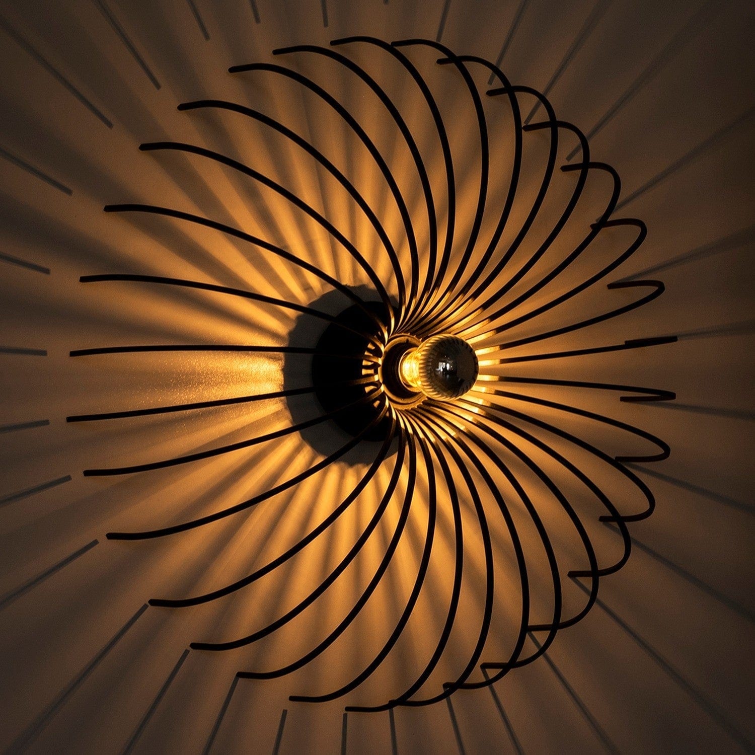 Asir Lampada da parete Aspendos N-643 Nero