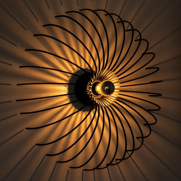 Asir Lampada da parete Aspendos N-643 Nero