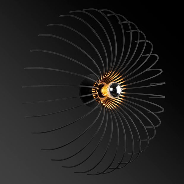 Asir Lampada da parete Aspendos N-643 Nero