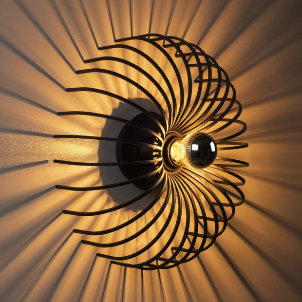 Asir Lampada da parete Aspendos N-645 Nero