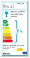 IdealLux Lampada da parete Astro AP1