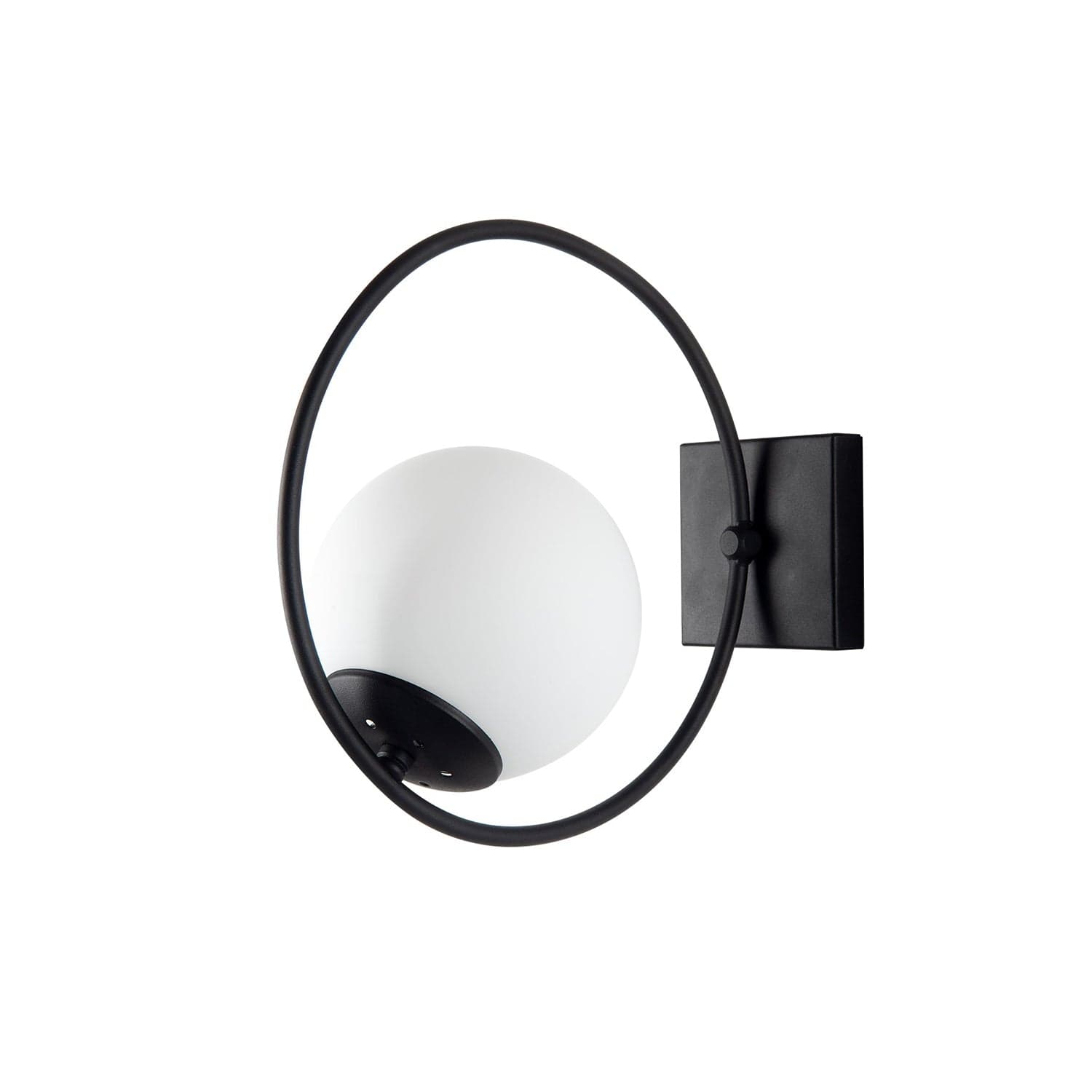 Oyo Lampada da parete Ates Bianco e Nero