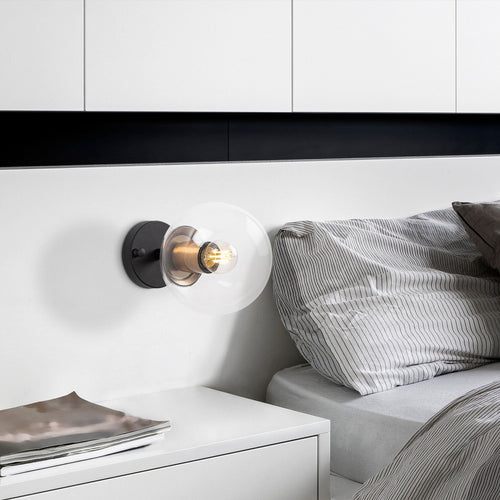 Asir Lampada da parete Atmaca 10225 Nero