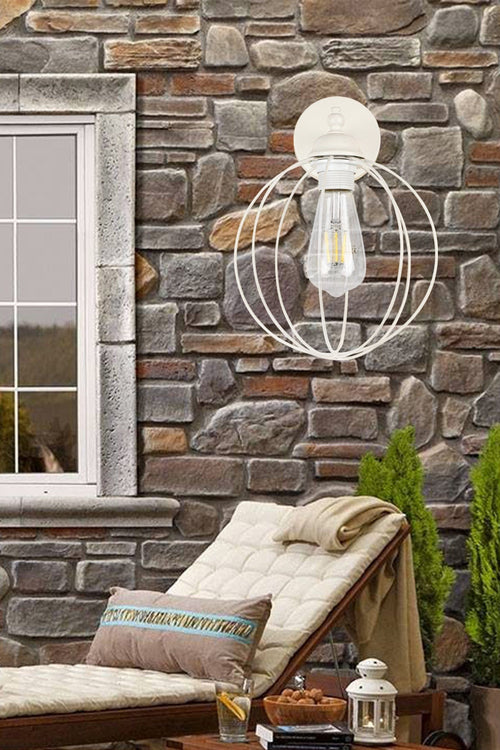 Oyo Lampada da parete Badem Bianco