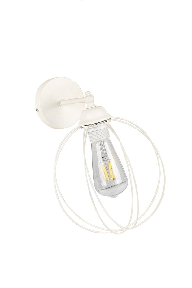 Oyo Lampada da parete Badem Bianco