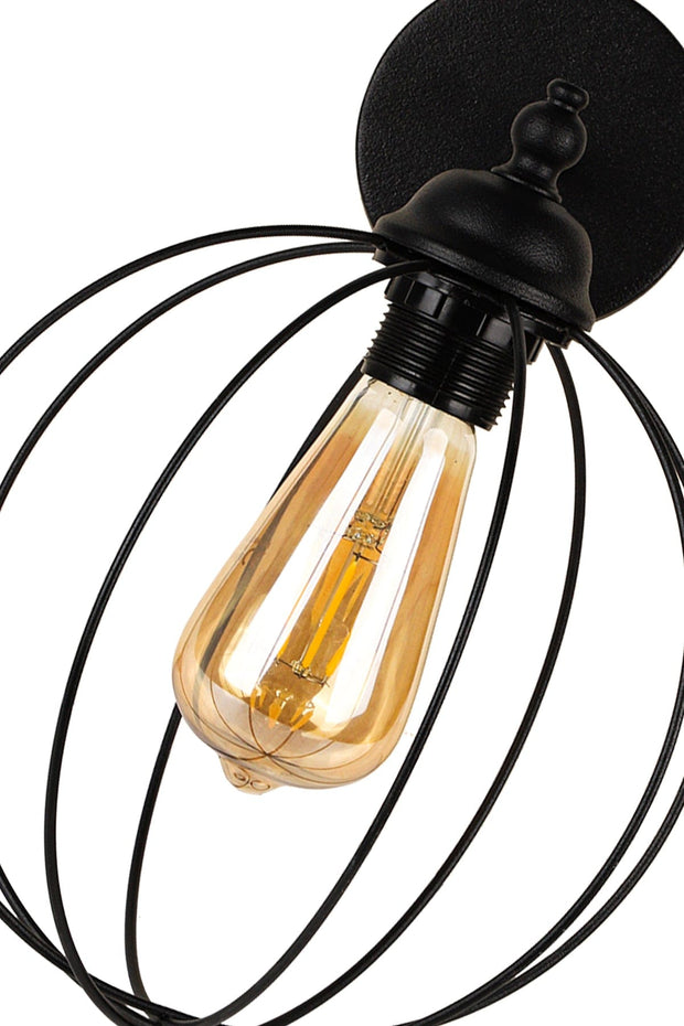 Oyo Lampada da parete Badem Nero