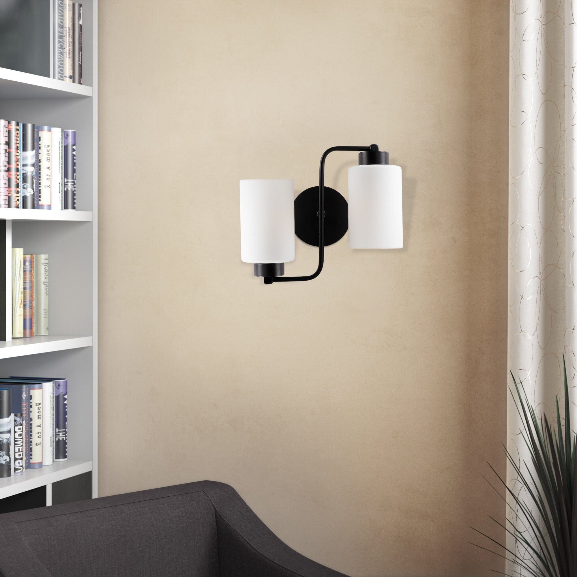 Asir Lampada da parete Balcova N-345 Nero