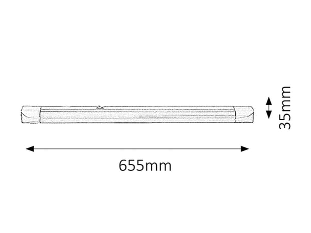 RabaLux Lampada da parete Band 2303 Bianco