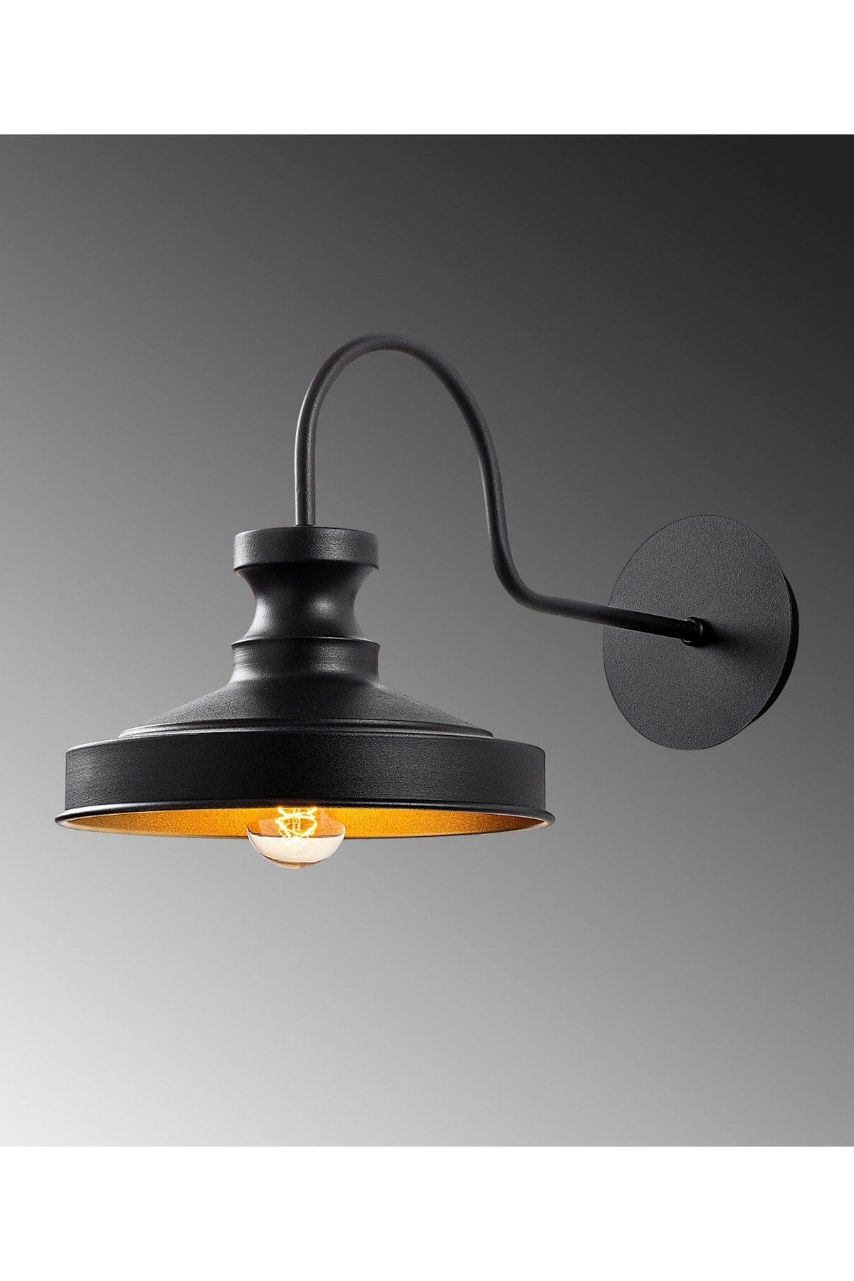 Asir Lampada da parete Berceste 182-A Nero