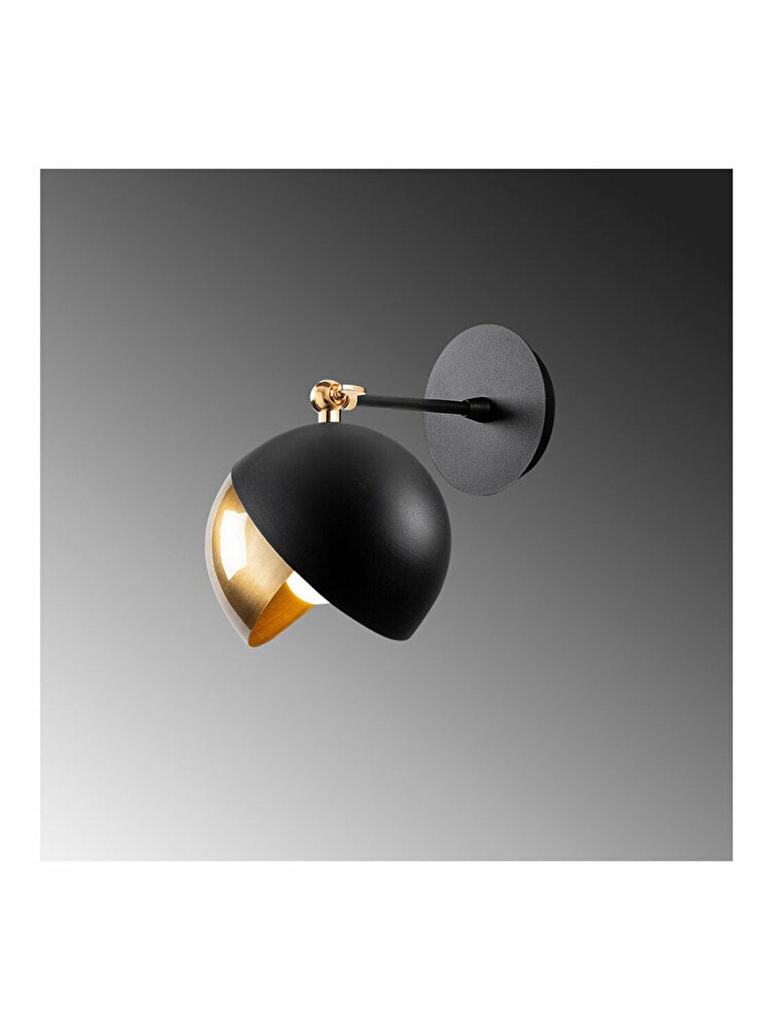 Asir Lampada da parete Berceste 252-A Nero