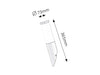 RabaLux Lampada da parete Black Torch 8145 Nero