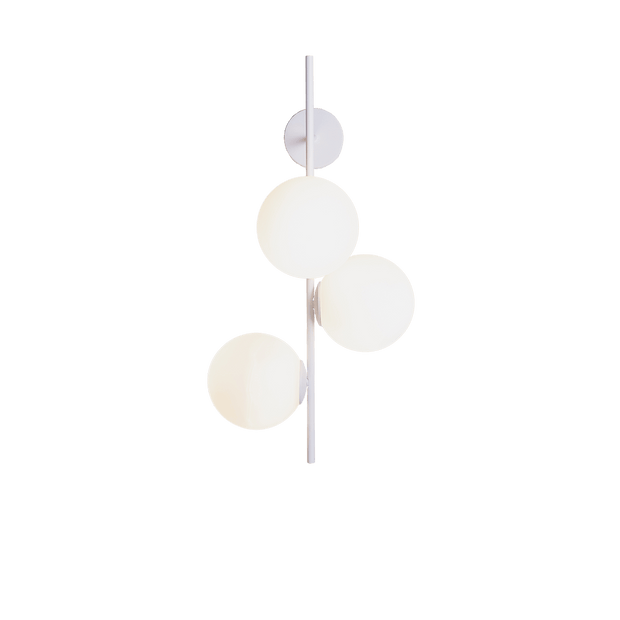 Customform Lampada da parete Bobler 1Connect Bianco