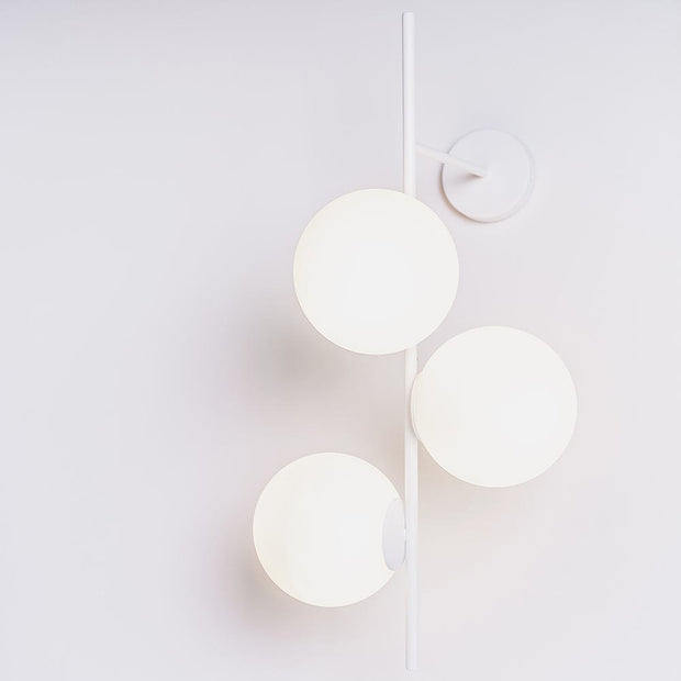 Customform Lampada da parete Bobler 1Connect Bianco