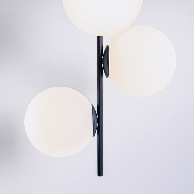 Customform Lampada da parete Bobler 1Connect Nero