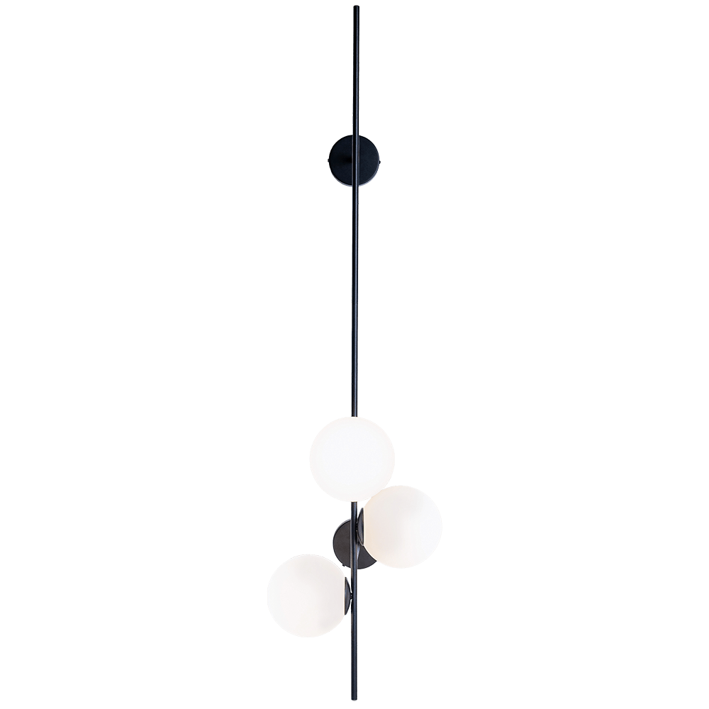 Customform Lampada da parete Bobler 2Connect Nero