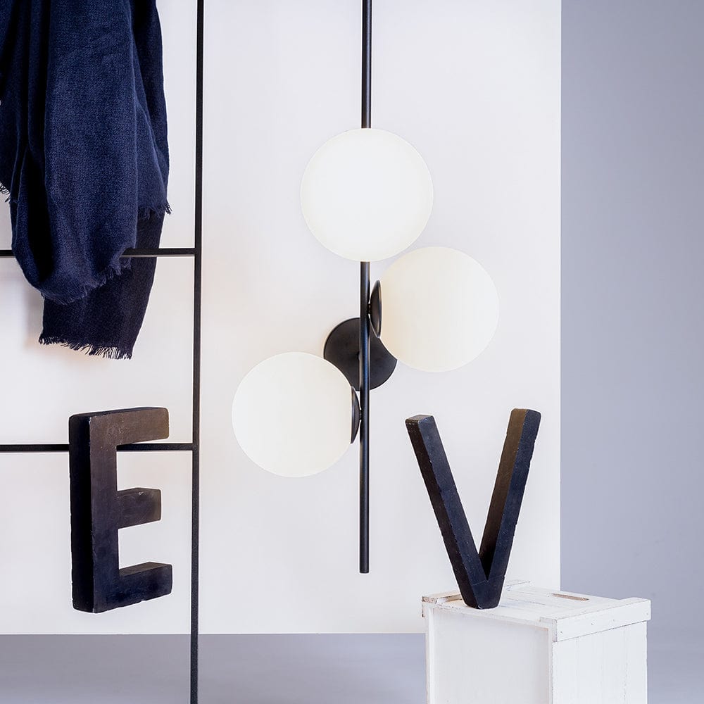 Customform Lampada da parete Bobler 2Connect Nero