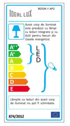 IdealLux Lampada da parete Book-1 AP2 Bianco