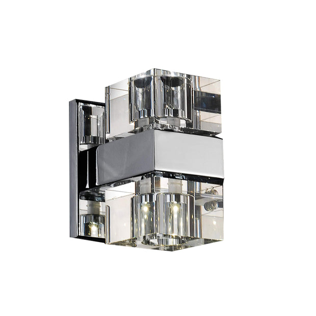 Azzarddo Lampada da parete Box 2 AZ0035 Cromo