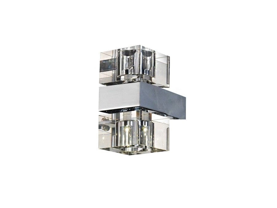 Azzarddo Lampada da parete Box 2 AZ0035 Cromo