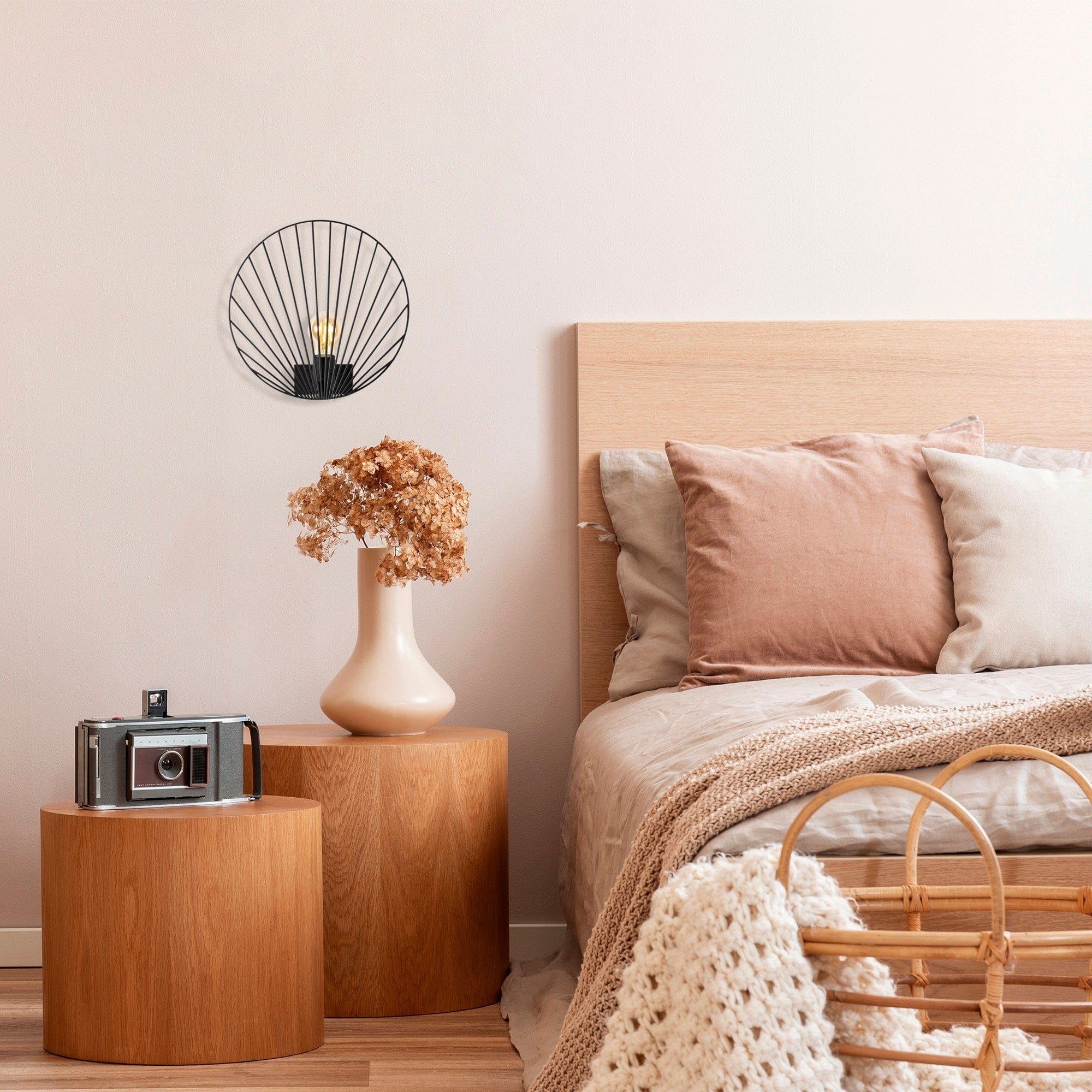 Asir Lampada da parete Byisoo 3291 Nero