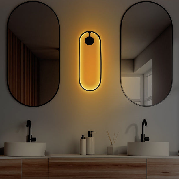 Asir Lampada da parete Can 13556 Nero