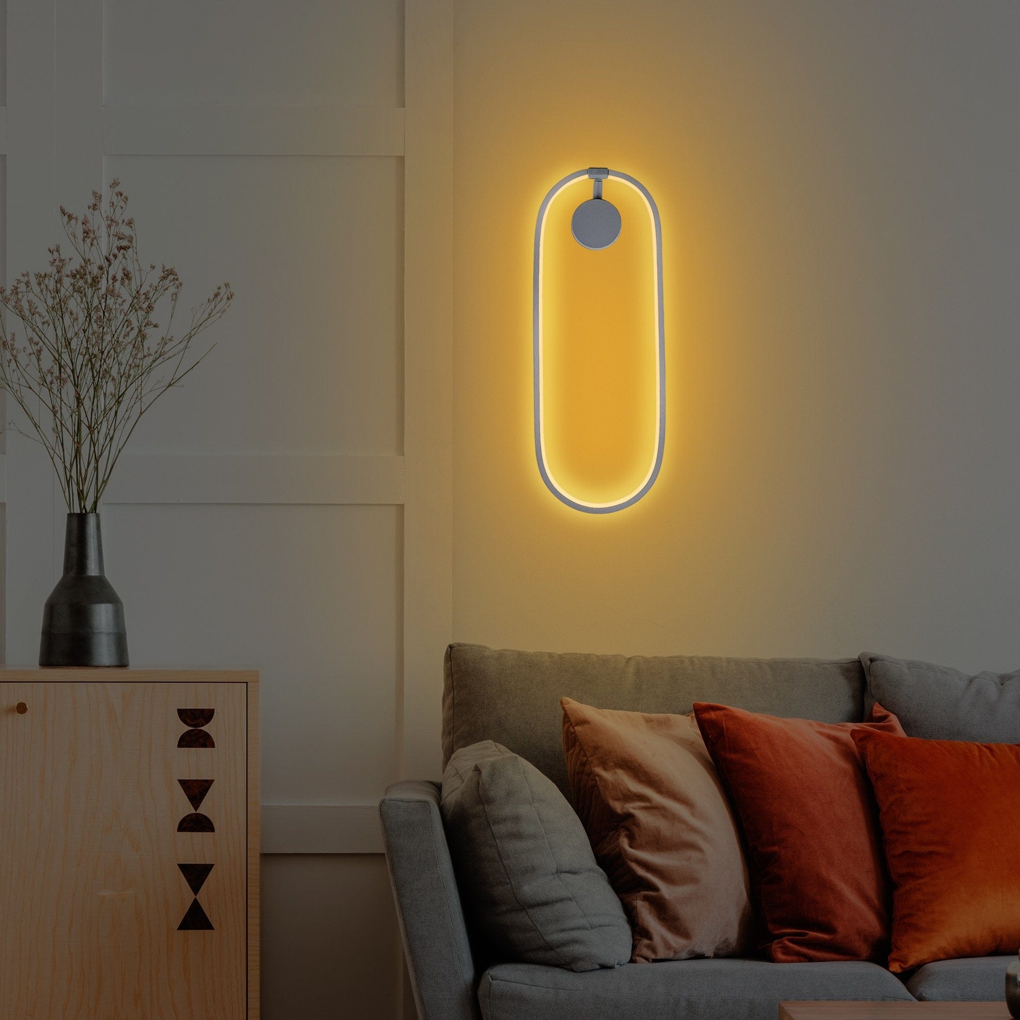 Asir Lampada da parete Can 13558 Grigio