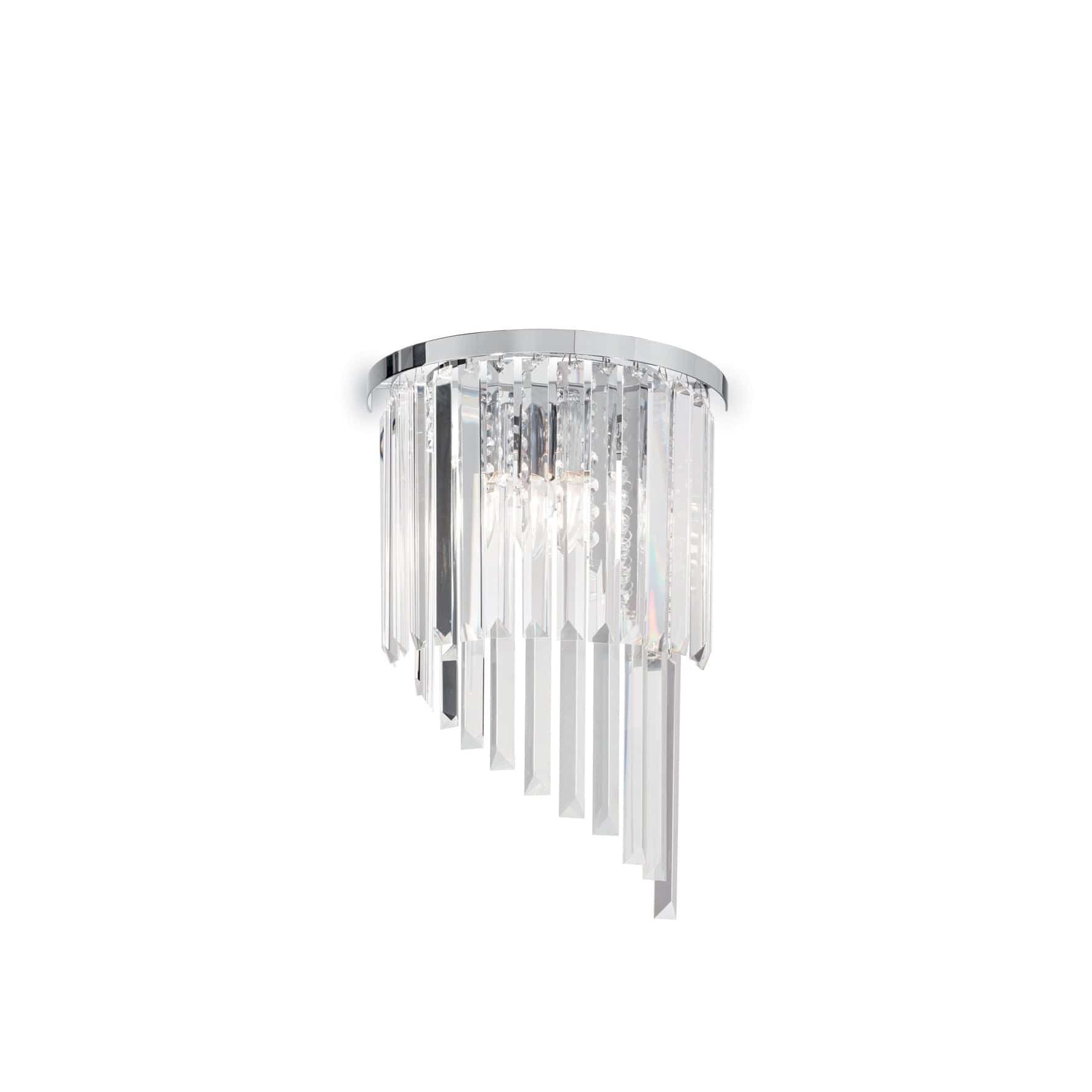 IdealLux Lampada da parete Carlton AP3 Trasparente