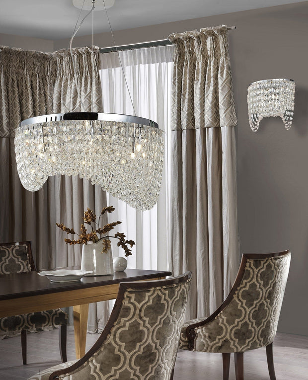 Azzarddo Lampada da parete Carmen AZ1283 Cromo