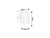 RabaLux Lampada da parete Catania Small 8937 Ottone