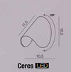 Azzarddo Lampada da parete Ceres AZ2954 Nero