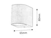 RabaLux Lampada da parete Chile Small 8099 Rame