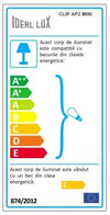 IdealLux Lampada da parete Clip AP2 Mini