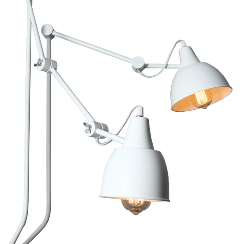 Customform Lampada da parete Coben Wall 2 Bianco