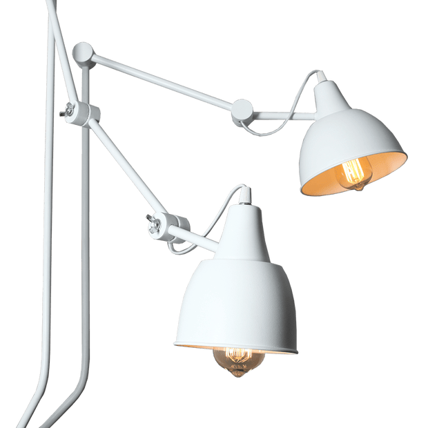 Customform Lampada da parete Coben Wall 2 Bianco