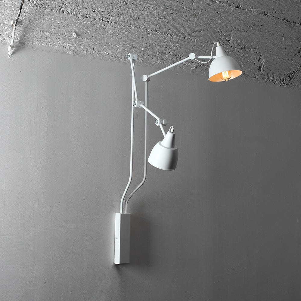 Customform Lampada da parete Coben Wall 2 Bianco